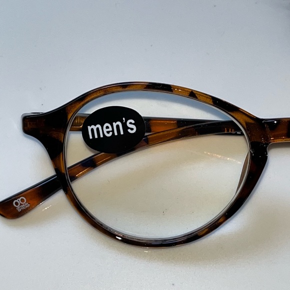 Nwt men’s brown tortoise shell plastic frame readers - 2.50 - Picture 2 of 11